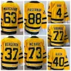 Ters Retro Patrice Bergeron Formalar Brad Marchand David Pastrnak Charlie McAvoy Tuukka Rask Jake DeBrusk Bobby Orr Hockey Taylor Hall Siyah Beyaz Kış Klasik