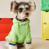 Bluzy francuski pies buldog biały styl bluza sweter szczeniaki zielone ubrania koreańskie pens
