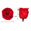 Flores decorativas 8pcs/caixa grau A Eterno Roses cabeças naturais reais frescas preservadas para sempre rosa eternnelle imortal Diy Flor Material