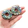 Collane a ciondolo a forma di guscio di abalone naturale forma singola 4mm di produzione di produzione eleganti donne gioielli di moda orecchini da collana fai -da -te