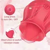 Sex Toy Massager Rose Vibrator for Women 7 Modes Clitoral Tongue Licking Vibrating g Spot Vibrators Adult s Couples Nipple Sucker