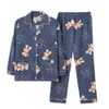 Kreskówka męska kreskówka kreskówka kawaii piżama dla mężczyzn wiosna letnia Trendyol garnitur męski luźne przytulne piżamę setki piżamy nocne ubrania pijama hombre 230505