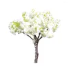 Dekorativa blommor Jul Micro Landscape Tropical Party Favor Mini Toy Simulation Tree Miniature Garden Trees Figurer Faux Greenery