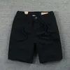 弾性ウエストカジュアル2023夏の新しいメンズソリッドカラーショーツ韓国ファッションボーイズ「ズボンのズボン」パンツ