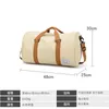 Duffel Bags Duffle Bag Canvas Большая женская многофункциональная многофункциональная многофункциональная мастерская спортивная женщина повседневное бренд Пакет плеч