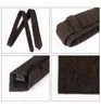 Bow Ties 10st/Lot Solid Self for Men 6cm Skinny Tie Wool Slitte Handduchief Set Mens Wedding Pocket Square B171