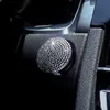 New Engine Start Button Replace Cover Stop Switch Decoration Diamond Car Accessories for Woman