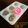 Baking Moulds 6C Silicone Bee Shape Soap Cake Mold Bread Bakeware