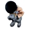 Tasarımcı Keychain Puppy Gerçek Kürk Top Kolyesi Ana Zincir Araç Kolye Metal Moda Kişiselleştirilmiş Yaratıcı Aksesuarlar