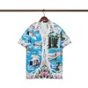 Mens Hawaii Summer Designer Shirts Beach Pants Sets Fashion Baroccoflage Hawaii Floral Print Casual Casual Men Slim Fit Sleeve Board Shorts de praia SS