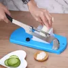 Processors Huishoudelijke multifunctionele tafeltafel Slicer Handmatig vlees Slicer bevroren lamp snijdende machine rundvleeskruid schapenvleesrollen snijder vlees snijwerk