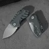 Кемпинг охотничьих ножей из нержавеющей стали D2 Складной нож Портативный тактический многоцелевой мультифлементный клавиш подарочный карманный нож инструмент P230506