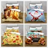 Bedding Sets Polyester Cartoon Christmas Digital Printing Cover Set With Pillowcase Boys And Girls Comforter