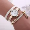 Wristwatches Watches Fashion Rings Women's PU Strap Bracelets Performance Goods Wholesale 6pcs