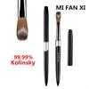 Tırnak Fırçaları 1 PC Kolinsky Sable Akrilik UV Jel Oyma Kalem Sıvı Toz Diy Çizim 230505