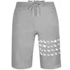 TB Zoo Stickerei Herren Shorts Trendy Split Hosen reine Baumwollmodemarke Sport Casual Short Summer Ehepaar