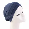 Moslim vrouwen binnenhoed hijab strech tulband beanie chemo cap kruis haarverlies femme islam hoofdtoets wikkel sjaal deksel