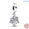 925 Silver Fit Pandora Charm 925 حذاء سوار ، كوكتيل كوب ، كروس ندفة الثلج سحر أزياء مجموعة قلادة DIY غرامة حبات المجوهرات