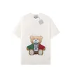 Women's Wear High Quality T Shirt Italy Fashion Print Short Sleeve Luxury Casual Top Clothing Teddy bear man Tees Cotton100% Couple's T-shirts