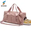 Sporttaschen Outdoor Wasserdichte Gym Fitness Taschen für Damen Herren Training Sac De Sport Travel Gymtas Nylon Outdoor Sports Tas Sporttas G230506