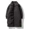 Hommes vers le bas hommes hiver Parkas veste marque vêtements épais chaud longue Parka qualité mâle manteau en plein air haute M-5Xl vente