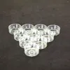 Candle Holders Holdercups Cup Tealight Clear Wax Emptymaking Tea Containersvotive Wedding Light Melt Container Homemade