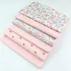 Fabric 160cm*50cm sweet little pink floral cotton fabric pink diy bedding dress patchwork fabric children handwork cotton cloth P230506