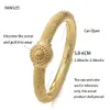 Bangle Dubai Gold s 18k Plated Indian African Luxury Women Hard Bracelets Charm Wedding Ethiopian Arabic Hand Jewelry 230506