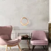 Pendant Lamps Lustre Nordic Fishing Line Round Gilded Small Chandelier Kitchen Simple Bedroom Bedside Lamp Dining Room Shiny Luster