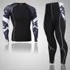 Women's Tracksuits 2022/23 Woman Compression Sportswear Yoga Suit Thermal Underwear Quick-Drying Gym Training Clothing Jogging Suit S-4XL P230506