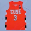 Anpassade Syracuse Orange College Basketball Jersey Anthony Buddy Boeheim Joseph Girard III Waiters Benny Williams Cole Swider Symir Torrence