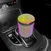 Nouveau 2022 Portable cendrier de voiture avec lumière LED cristal diamant cendrier avec couvercle Auto décoration Bling accessoires de voiture pour les femmes