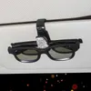 Nya bilglasögonhållare fodral Sun Visor Glasögon handgjorda inte skrapa bildekor diamant bil bling tillbehör för kvinna
