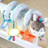 Nouveau-né Animal doux hochets jouet de dentition lit suspendu cloche jouets en peluche poupée mignon éléphant âne bébé infantile cadeaux 01Y9745101