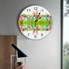 Horloges murales oeufs de pâques oreilles d'herbe horloge 3D Design moderne salon décoration cuisine Art montre décor à la maison
