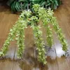 Fleurs décoratives 5 Branche pour une pièce élégante orchidées artificielles suspendues guirlande de glycines fleur maison ornement décoration de mariage