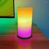 스트립 DIY WLED WIFI CONTROL LAMP DC5V USB 화려한 RGB 동기화 LED 스트립 WS2812B Gyverlamp Touch Night Light 테이블 거실