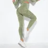 Mallas de mujer sin costuras pantalón de Yoga BuLifting Push Up Legging mujer Booty entrenamiento gimnasio Scrunch deporte mujer medias Fitness