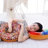 Cushion Decorative Pillow 40cm Doughnut Chocolate Donut Sofa Seat Shaped Nice Bottom Nap No Filling 230505