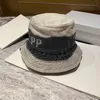 Luxury's ontwerpers heren dames emmer hoed gemonteerde hoeden zon voorkomen motorkap beanie honkbal kap -muts gewassen denim katoenen vissershoed