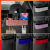 Fashion Diamond Car Seat Back Storage Box Organizer Water Cup Tissue Paper Holder Dryck Rack Bling Car Accessories for Woman