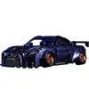 Blokken 1 10 Nissan GTR MOC Super Racing Sport Cars Building Idee Fast Vehicle Model Brick Set speelgoed voor Kid Xmas Gift 230506