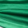 Юбки Слим шикарные элегантные женщины мини -юбки зеленая атласная высокая улица Сплошная боковая молния сексуальная юбка для бодибонов Faldas Mujer 230505