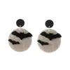 Ohrstecker Schwarze Fledermaus Acryl Tropfen Brincos Große Runde Tier Baumeln Für Frauen Mädchen Halloween Geschenk Modeschmuck