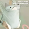 s Slings Backpacks Kangaroo Shoulder Strap for Infants born Wrap Sling Ergonomic Cute Bite Towel Kid Cotton Breathable Front Facing Baby 230506