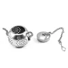 Mini Tea Infuser TEAPOT SHAPED TEA Siler 304 Rostfritt stål säkert växtbaserade filter Återanvändbara kökstillbehör