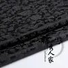 Tessuto nero Dragon Damask Come Trim Fai da te Jacquard Brocade Fabric Mongolia Robe Tappezzeria in tessuto Materiale fai da te 75CM * 50CM P230506