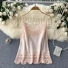Camisoles Tanks Croysier toppar Women Boho Clothing Vintage Brodery Lace Trim Cami Top V Neck Sleeveless Spaghetti Strap Summer Camisole 230506