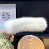 14cm Cute Women Girls Real Mink Fur Hair Clip Hair Claw Hair Pin Bobby Pin Gift