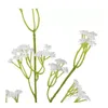 Mode gypsophile babyes respiration fleurs artificielles fausses fleurs de soie plante à la maison Décoration de mariage pour la fête gypsophile babyes haleine flores artificiels